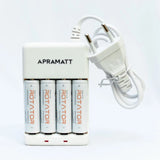 Apramatt 3 in 1 Charger (BC 705W ) for  rechargeable batteries Box Packing