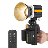 KODAK V70 Video LCD Display Light with Color Temperature 2800K-6800K | CRI 90 with Lumen of 7800 | Wireless Remote Control |  Brightness Adjustment | Fan Indicator Light | FX Mode Button | Flexible & Light Weight