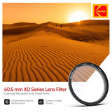 Kodak XD Series 40.5MM 2 Layer UV Filter| 2 Layer Anti-Reflective Coating for DSLR Camera Lens Protection from UV Rays, Dust & Scratches|Aluminum Lens Ring|Black (Copy)