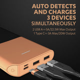 Duracell Powerbank 10000mh with Series 1 - C to C Cable