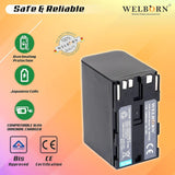 WELBORN BP970G Rechargeable Battery Pack Compatible with Canon CF100,XF105,XF200,XF205,XF300,XF305,EOS C100,C100 Mark II, C500,C300,C300 PL |Canon Camera Battery