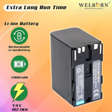 WELBORN BP970G Rechargeable Battery Pack Compatible with Canon CF100,XF105,XF200,XF205,XF300,XF305,EOS C100,C100 Mark II, C500,C300,C300 PL |Canon Camera Battery