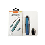 Apramatt CR 6G + Adapter (5 in 1 USB C to USB3.0 + USB2.0 * 2+ SD + Micro SD)