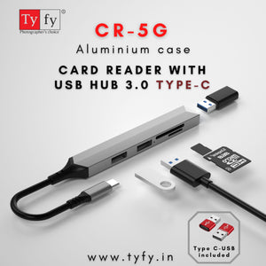 TYFY CR–5G HIGH SPEED USB HUB WITH CARD