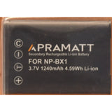 APRAMATT DC BX1 1240 mAh (Sony) Battery