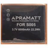 APRAMATT DC CGA-S005E 6000 mAh (Panasonic) Battery