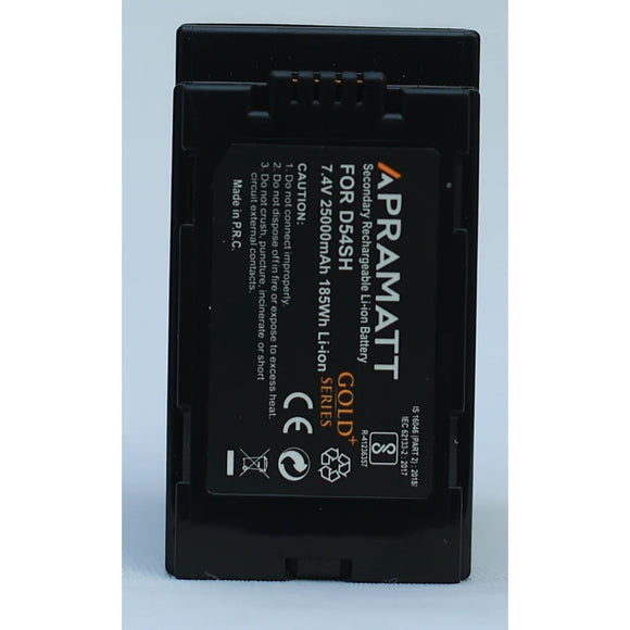 APRAMATT DC D54s Gold Plus Series 25000 mAh (Panasonic) Battery Box Pack
