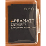APRAMATT DC EL12 1200 mAh (Nikon) Battery