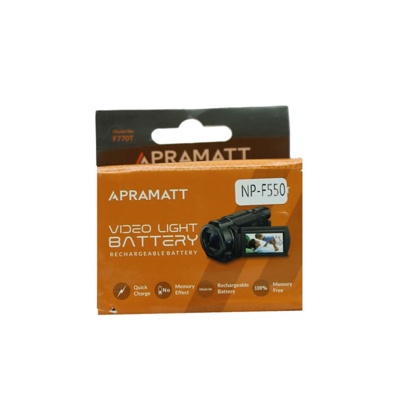 Apramatt DC F550T 6000 mAh (Video Light) Battery Box Pack