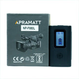 APRAMATT DC F980L with LCD with micro 5P cable Gold Plus 26400 mAh (Sony) Battery Box Pack