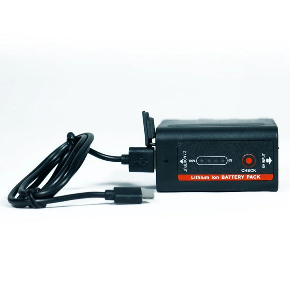 APRAMATT DC F980U Battery 28000 mAh with Indicator, USB input and output (Sony) Battery