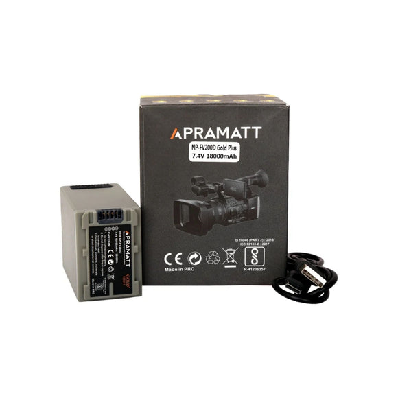APRAMATT DC FV200D Gold Plus 18000 mAh With Indicatore type-C Input and USB output