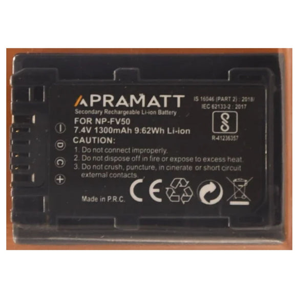 APRAMATT DC FV50 1300 mAh (Sony) Battery