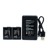 Apramatt DC FW50 Combo (2 Battery 1500 mAh + Dual Charger)
