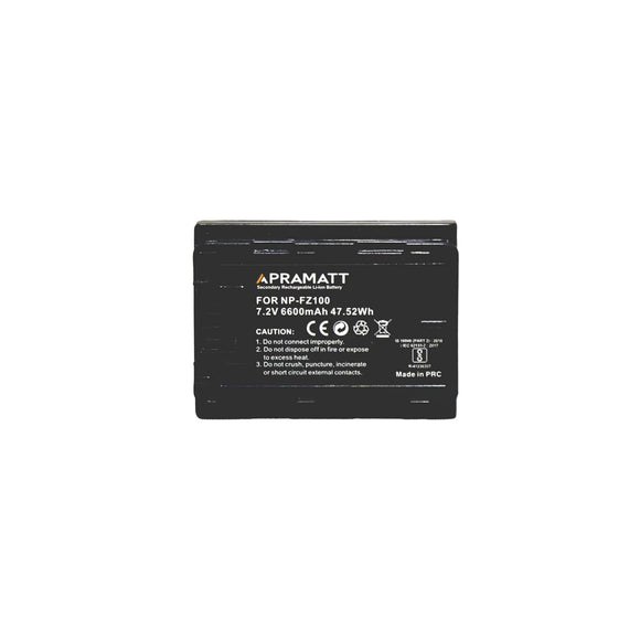 APRAMATT DC FZ100 6600 mAh (Sony) Battery