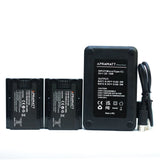 Apramatt DC FZ100 Combo (2 Battery 6600 mAh + Dual Charger)