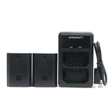 Apramatt DC FZ100 Combo (2 Battery 6600 mAh + Dual Charger)
