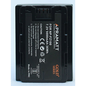 APRAMATT DC FZ100 Gold Plus 9000 mAh (Sony) Battery Box Pack