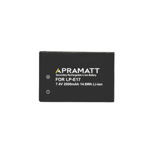 APRAMATT DC LPE17 BATTERY Halfdecoded 2000 mAh (Canon) Battery