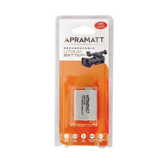 APRAMATT DC LPE5 1200 mAh (Canon) Battery