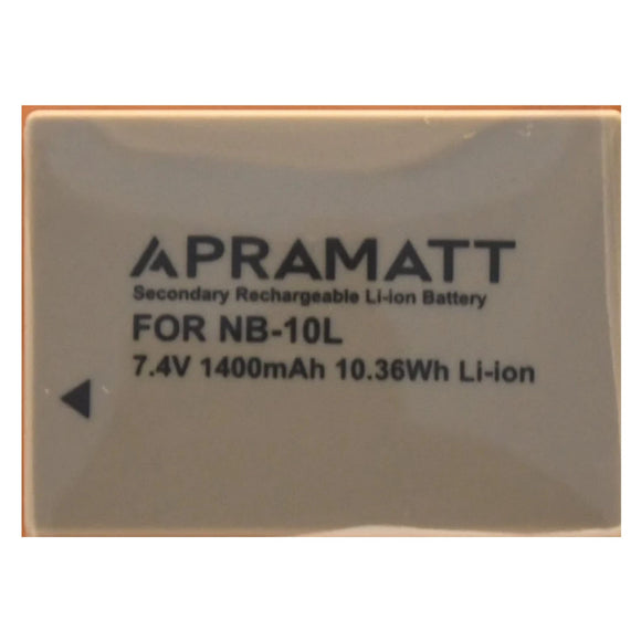 APRAMATT DC NB 10L 1400 mAh (Canon) Battery