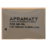 APRAMATT DC NB 10L 1400 mAh (Canon) Battery
