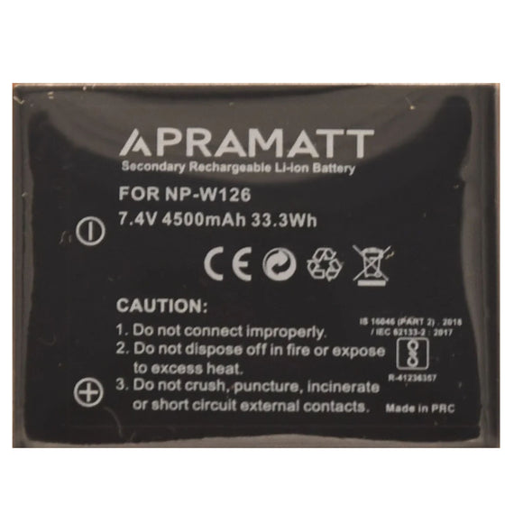 APRAMATT DC NP W126 4500 mAh (Fuji) Battery