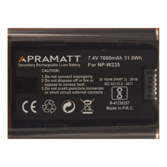 APRAMATT DC NP W235 7000 mAh (Fuji) Battery