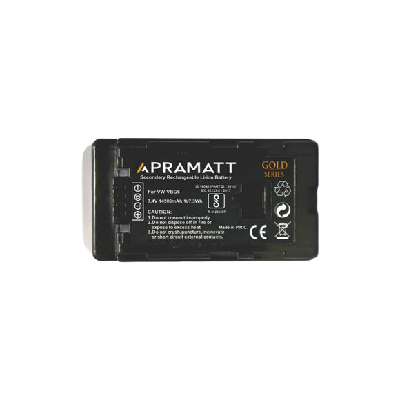 APRAMATT DC VBG 6 Gold Series 14500 mAh (Panasonic) Battery