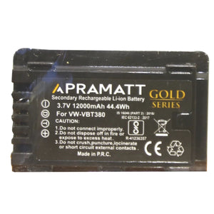 APRAMATT DC VBT 380 Full Decoded Gold 12000 mAh (Panasonic) Battery