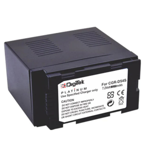 DIGITEK Platinum Rechargeable Battery for Panasonic (PlatinumD-54S)