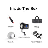 Digitek DCL-100W DC Combo Continuous AC/DC LED Light DCL-lOOW DC Combo with 18 CM Reflector