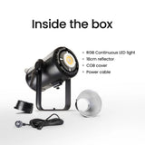 Digitek DCL-200 W RGB Combo Continuous LED Light with 18 CM Reflector Suitable for All Kinds of Small Production Photography/Power Saving & Environment Protection