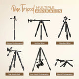 Digitek DTR 620 BH Professional Multiangle DV Tripod Cum Monopod