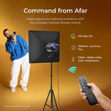 Digitek Lite (DCL 150WBC) Combo Bi Color Continuous LED Light with 18 CM Reflector Suitable for All Kinds of Small Production Photography/Power Saving & Environment Protection