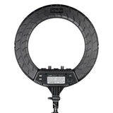 Digitek Platinum DPRL-19RT Professional LED Ring Light Runs on AC Power with No Shadow apertures, Ideal use for Makeup, Video Shoot, Fashion Photography & Many More