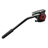 Digitek Platinum (DPVH 130) Professional Video Head, Fluid Head with 2 Way Adjustable Pan Head, Supports Multiple Tripods & Monopods (Load Capacity-10 Kgs)
