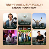 Digitek Tripod DTR-425 LW, Light Weight & Sturdy for Smartphone / DSLR