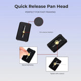 Digitek Tripod DTR 540 BH | Professional 2-in-1 Design | Ball Head Mechanism | 180° Vertical Flip Function | Leg Angle Adjustment Button