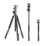 Digitek Tripod DTR 540 BH | Professional 2-in-1 Design | Ball Head Mechanism | 180° Vertical Flip Function | Leg Angle Adjustment Button