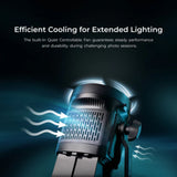 Digitek (DCL 100WBC DC RGB Combo) Light with 18 CM Reflector with AC/DC Support, a Unique Modern Meticulous design for Photographers aesthetic idea. Suitable for all kinds of Professional Photography