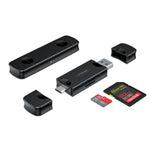 Digitek (DCR 007) USB-A 3.0 & Type C High-Speed Multi-Card Reader DCR-007