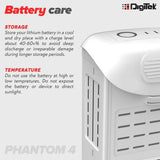 Digitek (DJI Phantom 4) Lithium-ion Rechargeable Battery with LED Indicator and Smart IC | Compatible with Phantom 4 Series Drones, up to 28 Minute Flying time