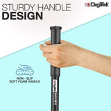 Digitek (DMP 60N) Professional Monopod with 4 Extendable Sections & Dual Mount Thread Adapter (1/4inch and 3/8inch), Load Upto: 5 kgs, Max. Operating Height: 157 cm