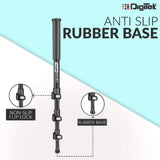 Digitek (DMP 60N) Professional Monopod with 4 Extendable Sections & Dual Mount Thread Adapter (1/4inch and 3/8inch), Load Upto: 5 kgs, Max. Operating Height: 157 cm