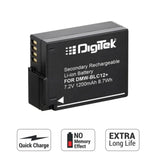 Digitek (DMW-BLC12+) Secondary Li-ion Rechargeable Battery for DMW-BLC12+ (7.2V, 1200mAh)