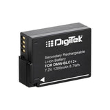 Digitek (DMW-BLC12+) Secondary Li-ion Rechargeable Battery for DMW-BLC12+ (7.2V, 1200mAh)