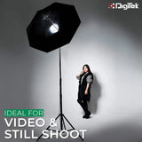 Digitek (DPL 003) Porta Light with 1000 Watt Halogen Tube | for Video & Still Photography