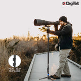 Digitek (DPMP 172B) Professional Ultra Portable Cum Heavy Duty Monopod, Maximum Load : 10kgs