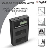 Digitek (DPUC 014D (LCD MU) ) Platinum Charger DPUC 014D (LCD MU) for Hero 9 Battery